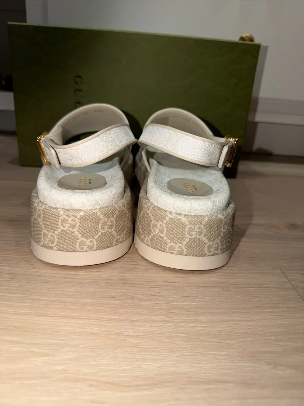 Gucci Platform Slingback Sandals 42